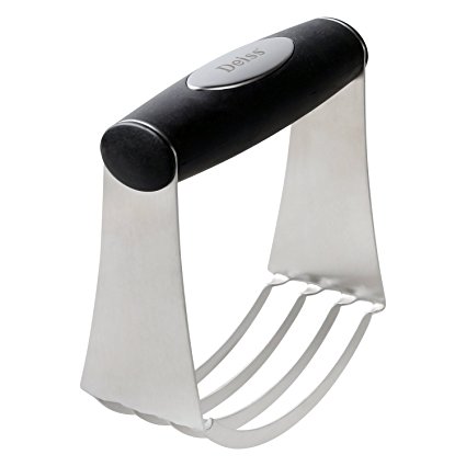 Deiss PRO Pastry Cutter - Stainless Steel Pastry Blender & Dough Cutter, Non-Slip Handle - Dishwasher Safe