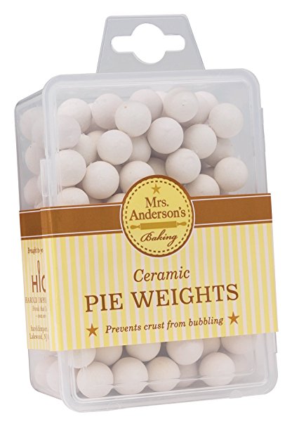 Mrs. Anderson’s Baking Ceramic Pie Crust Weights, Natural Ceramic Stoneware