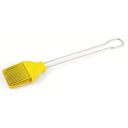 Danesco 601357YL 11-Inch Yellow Silicone Pastry Brush