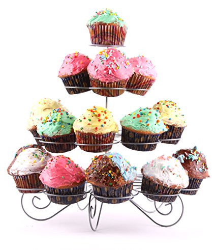 Francois et Mimi DCP0023 23-Cupcake Multi-Tiered Metal Dessert and Cupcake Stand