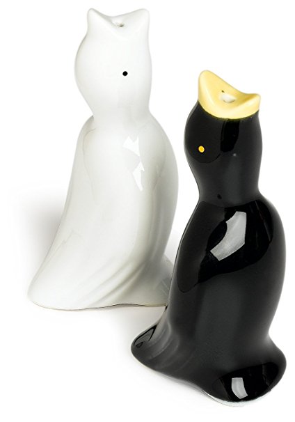 R&M International 7563M Black and White Pie Bird Vents, Set of 2