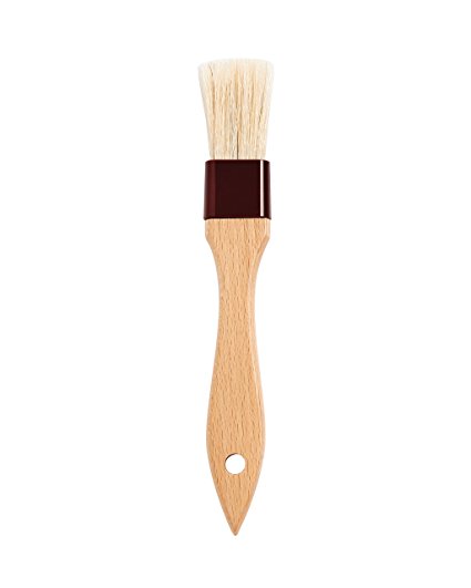 Mrs. Anderson's Baking Solid-Ferrule Natural Boar Bristles Pastry Basting Brush, 1