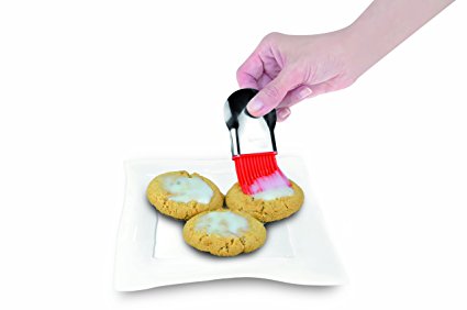 Basting Brush - Stainless Steel Handle With Silicone Bristles For Food And Pastry - iGenietti