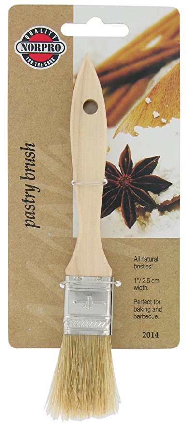 Norpro 2014 Pastry Brush, 1-Inch, Brown