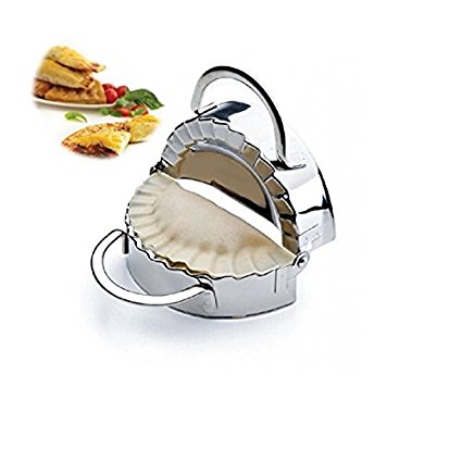 New Stainless Steel Ravioli Mould Dumpling Maker Mold Wrapper Pierogie Pie Crimper Pastry Dough Press Cutter Kitchen Gadgets (S 3inch)