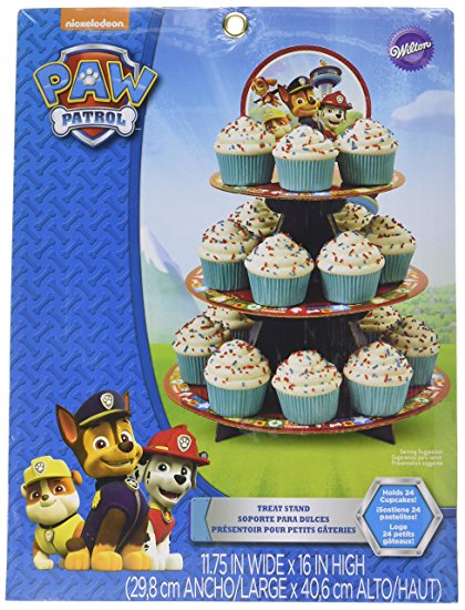 Wilton 1512-7900 Paw Patrol Cupcake Treat Stand Holds 24 Cupcakes!