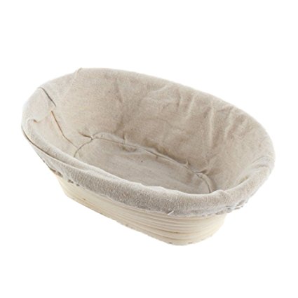 ESHOO Oval Dough Banneton Brotform Dough Rattan Bread Proofing Proving Baskets